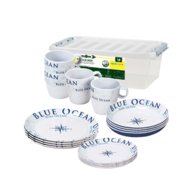 Brunner Stack Box Blue Ocean serviesset (16dlg)