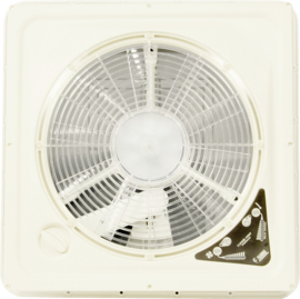 FIAMMA dakluik Turob Vent Premium 40 x 40 met aanraakbediening wit