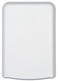 Filterhuis voor variant ventilatiedeur toilet (wit)
