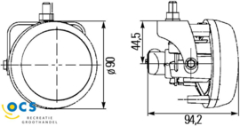 Hella DynaView® Evo2 incl. H7 rechts