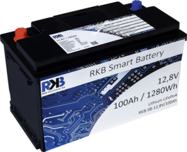 RKB  Lithium  Smart Battery LiFePo4 100ah 12,8 V