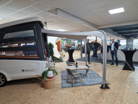 Hybride klap caravan, 2024 staat in onze showroom