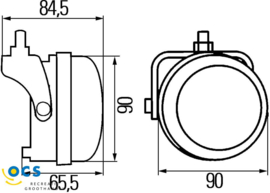 Dagrijverlichtingset Rond LED set