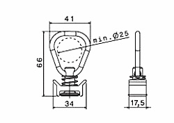 Sjorrailsysteem - passende ringdiameter 29,5 x 5 mm