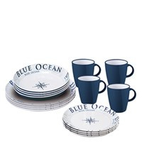 Brunner Stack Box Blue Ocean serviesset (16dlg)