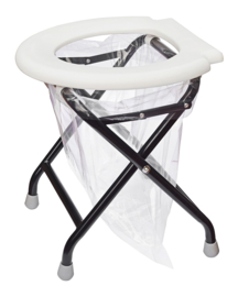 opvouwbaar toilet wit