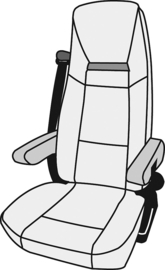 ART Hoes Aguti Seat Roadliner Velours, 2 delen