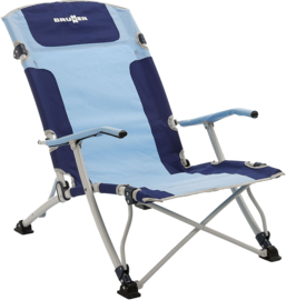 BRUNNER strandstoel Bula XL blauw/lichtblauw