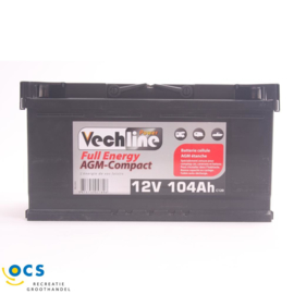 Vechline AGM Compact Accu 104AH