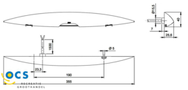 Jokon Voortentlamp 2 LED Jokon