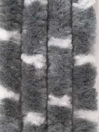 ARISOL Superfleece deurgordijn gevlekt grijs / wit 56 x 185 cm