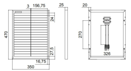 Starre Solarmodule 12V