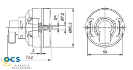 Jokon	Knipperlicht Systeem L 65 rond