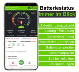 100 Ah BullTron Basis LiFePO4  Lithium accu - 12V