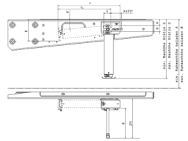 AL-KO Klik op Liftondersteuning repareren (framehoogte 420-624 mm)