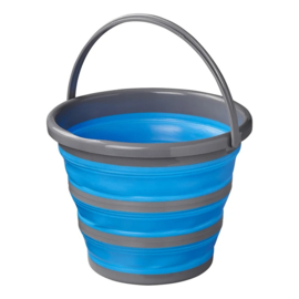 Opvouwbare emmer blauw 10 liter