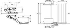 Thule Single Step 12 V stap model 550