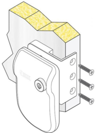 Fiamma Safe Door Frame 3 wit, grijs en zwart