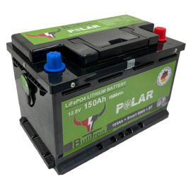 150Ah LiFePO4 12.8V Polar accu met Smart BMS, Bluetooth app en verwarming