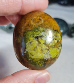 Groene Opaal Palmsteen Edelsteen no.06 - 4,5 cm