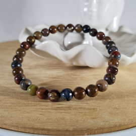 Edelsteen Armband Pietersiet 6 mm