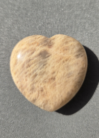 Maansteen hart 4 cm - div. soorten