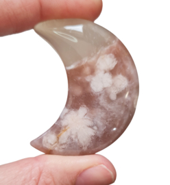 Bloem Agaat Edelsteen Maan - no.15 - 5 cm