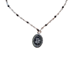 Armband Live Your Life - Zilverkleur RVS
