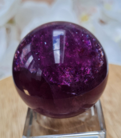 Fluoriet Paars Edelsteen Bol - 4,6cm