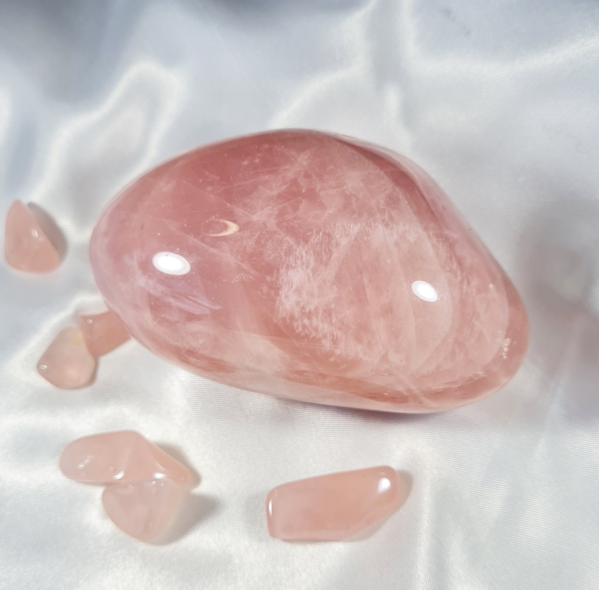 Rozenkwarts A+ 9,5 cm Jumbosteen Zuid - Afrika no.1