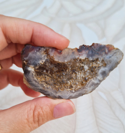 Agaat Geode Druzy Brazilië no.6 - 7,5 cm
