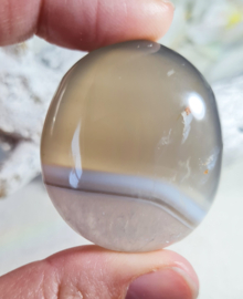Agaat Handsteen no.7 Edelsteen 4 cm