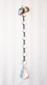 Raamhanger -Regenboog - Chakra's - glas - 23 cm - nr.18