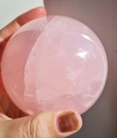 Rozenkwarts - Edelsteen bol - no.1 - 8,5 cm