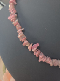 Rhodoniet Splitketting 45 cm