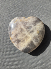 Maansteen hart 4 cm - div. soorten