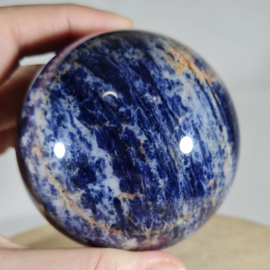Sodaliet - Edelsteen Bol - 7,5 cm- no.1