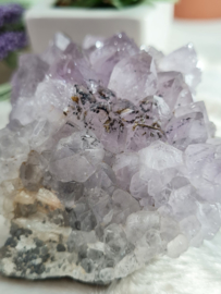 Amethyst Crystal Cluster 10 cm - light purple