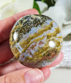 Oceaan Jaspis Handsteen no.1 Edelsteen