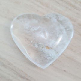Bergkristal Edelsteen Hart - No.09 - Madagaskar - 4 cm