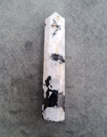 Regenboog maansteen - Obelisk - no.3 - 9,5 cm