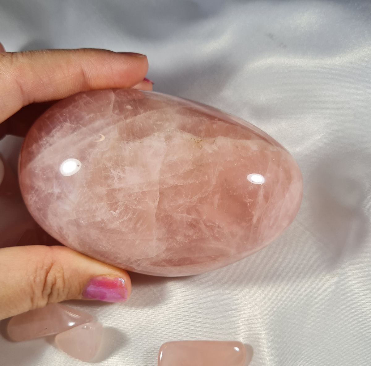 Rozenkwarts A+ 9,5 cm Jumbosteen Zuid - Afrika no.1