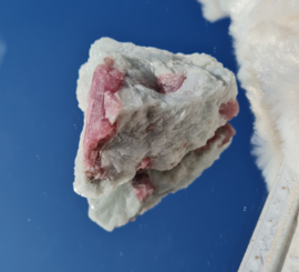 Roze Toermalijn in Albiet - Brazilië - 5cm Edelsteen