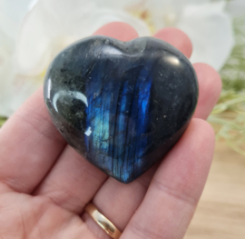 Labradoriet - Edelsteen hart - no.01 - 4,5 cm