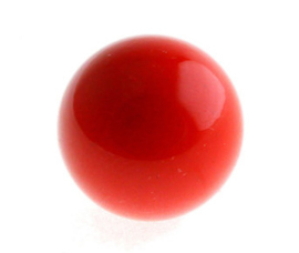 Klankbol rood 16 mm of 20 mm