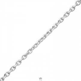 Ketting - Rolo schakelketting - Zilver - 41 cm