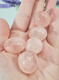 Rozenkwarts - Ronde Trommelsteen - Ster