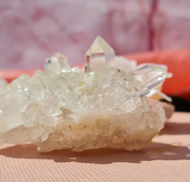 Bergkristal Cluster - Brazilië - Extra - 5,8 cm