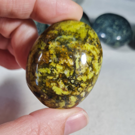 Groene Opaal Palmsteen Edelsteen no.08 - 4,5 cm