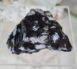 Sneeuwvlok Obsidiaan ruw 5,5 cm no.4
